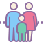 Happy family icon