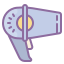 icons8-hair-dryer-64 Light blue and orange hair drier icon