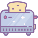icons8-toaster-128 Light blue and orange toaster icon